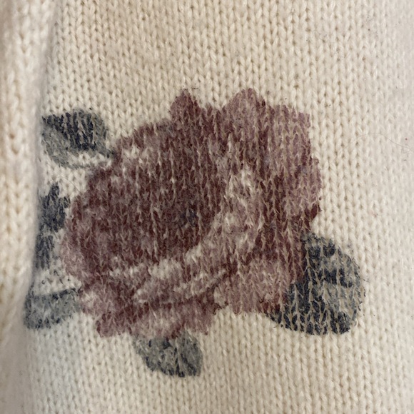 Lucky Brand Floral Sweater - LG - Picture 3 of 5